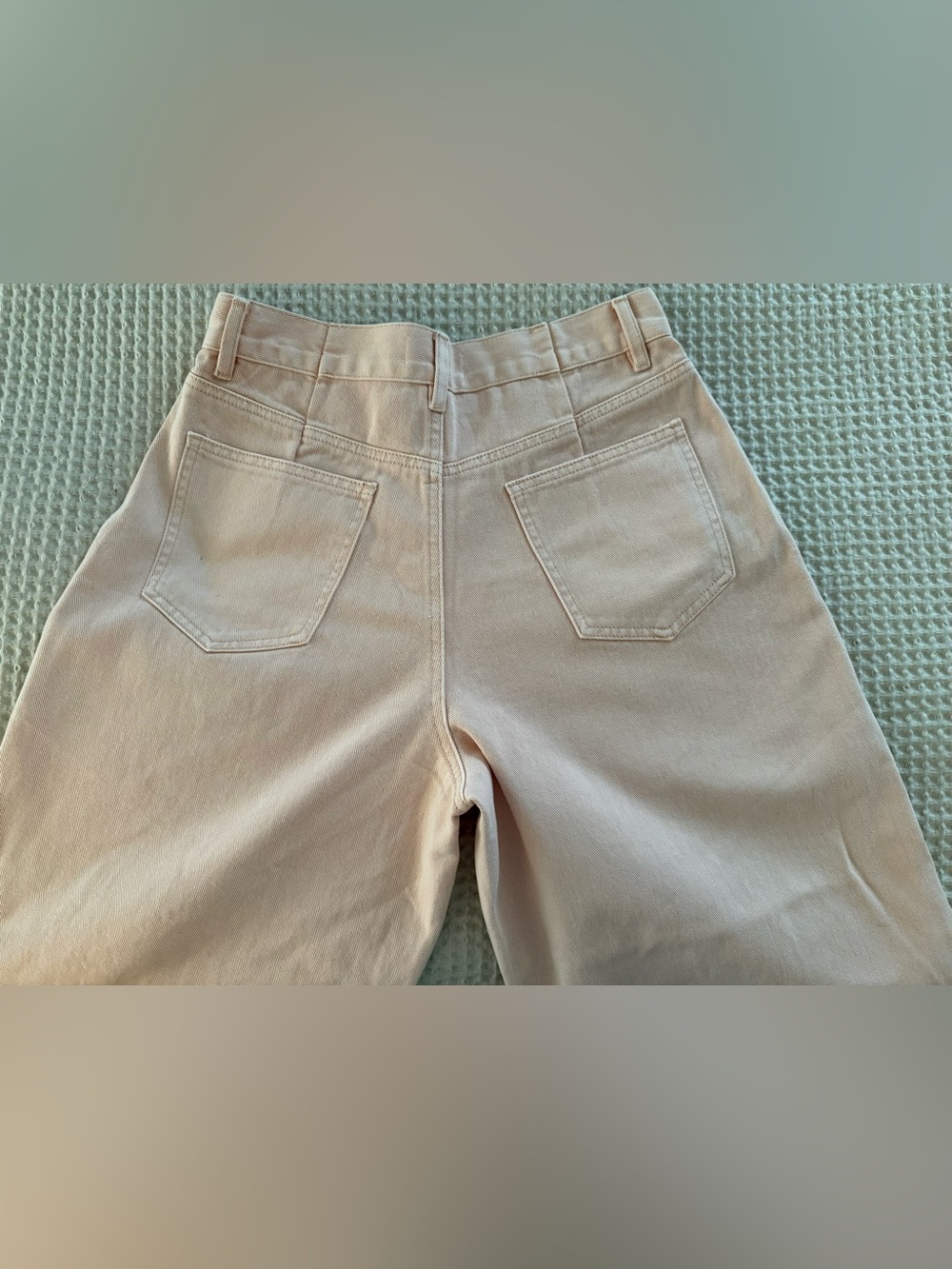 Blakeley Bex Peach High Rise Barrel Leg Jeans NWT 5 - Picture 9 of 10
